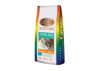 Cat Club Super Premium Alimento per gatti adulti sterilizzati con gamberetti da kg 1,5